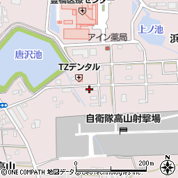 愛知県豊橋市飯村町高山163周辺の地図