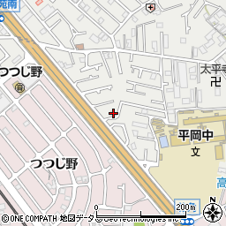 兵庫県加古川市平岡町新在家1738-3周辺の地図