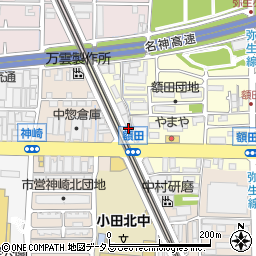 兵庫県尼崎市額田町4周辺の地図