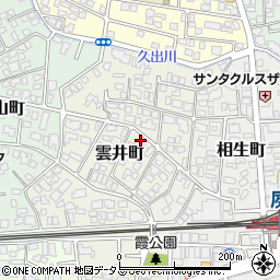 兵庫県西宮市雲井町4-17周辺の地図