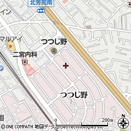 兵庫県加古川市平岡町つつじ野1-113周辺の地図