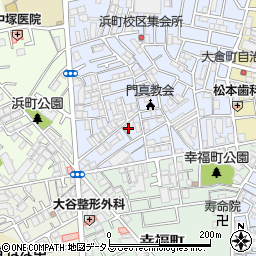 大阪府門真市石原町1-14周辺の地図