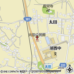 静岡県湖西市太田210周辺の地図