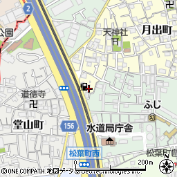 大阪府門真市月出町25-12周辺の地図