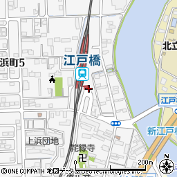 百五銀行近鉄江戸橋駅前 ＡＴＭ周辺の地図