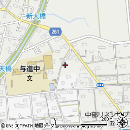 静岡県浜松市中央区市野町1383周辺の地図