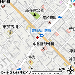 兵庫県加古川市平岡町新在家212-1周辺の地図