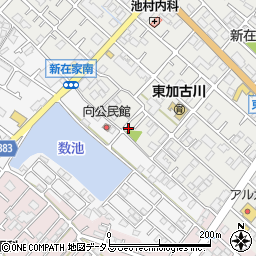 兵庫県加古川市平岡町新在家180周辺の地図