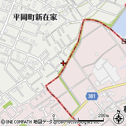 兵庫県加古川市平岡町新在家2012-11周辺の地図