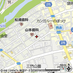 静岡県袋井市栄町10-25周辺の地図