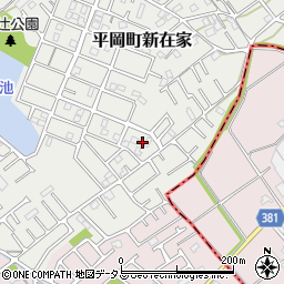 兵庫県加古川市平岡町新在家1952-64周辺の地図