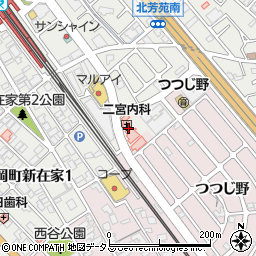 兵庫県加古川市平岡町新在家1588-21周辺の地図