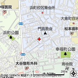 大阪府門真市石原町1-15周辺の地図