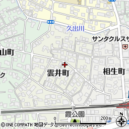 兵庫県西宮市雲井町4-14周辺の地図