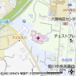 菊川文化会館アエル周辺の地図