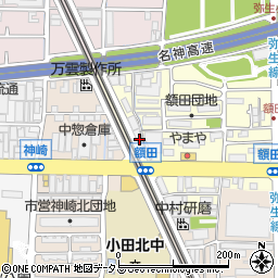 兵庫県尼崎市額田町4-6周辺の地図
