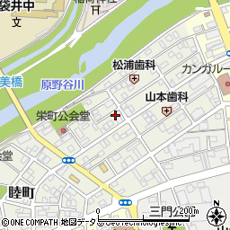 静岡県袋井市栄町14-22周辺の地図
