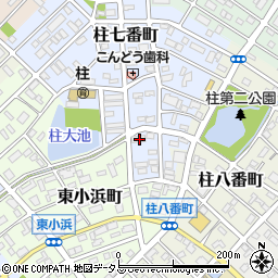 愛知県豊橋市柱七番町61周辺の地図