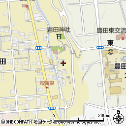 静岡県磐田市豊田111周辺の地図