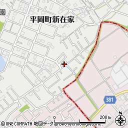 兵庫県加古川市平岡町新在家2001-16周辺の地図
