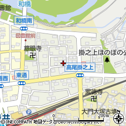 静岡県袋井市掛之上周辺の地図