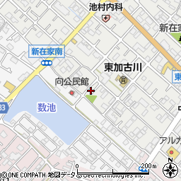 兵庫県加古川市平岡町新在家182-7周辺の地図