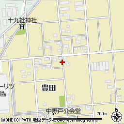静岡県磐田市豊田664周辺の地図