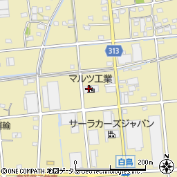 静岡県浜松市中央区白鳥町350周辺の地図