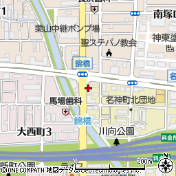 ドミノ・ピザ　塚口山手幹線通り店周辺の地図