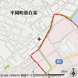 兵庫県加古川市平岡町新在家2012-5周辺の地図