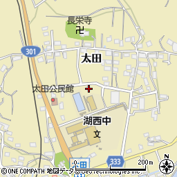 静岡県湖西市太田181周辺の地図
