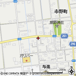 静岡県浜松市中央区市野町2426周辺の地図