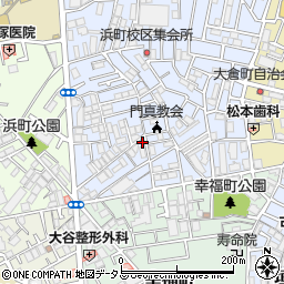大阪府門真市石原町1-18周辺の地図