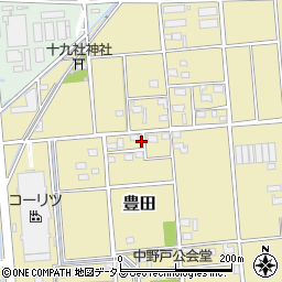 静岡県磐田市豊田653周辺の地図