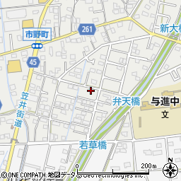 静岡県浜松市中央区市野町1495周辺の地図
