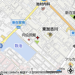 兵庫県加古川市平岡町新在家182-6周辺の地図