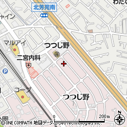 兵庫県加古川市平岡町つつじ野1-110周辺の地図