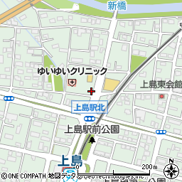 ゆい薬局上島店周辺の地図