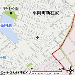 兵庫県加古川市平岡町新在家1958-39周辺の地図