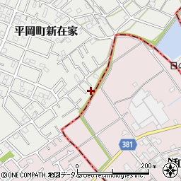 兵庫県加古川市平岡町新在家2016-1周辺の地図