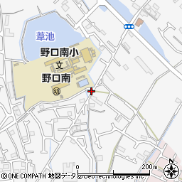 兵庫県加古川市野口町古大内125-2周辺の地図