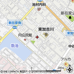 兵庫県加古川市平岡町新在家182-8周辺の地図