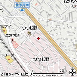 兵庫県加古川市平岡町つつじ野1-100周辺の地図