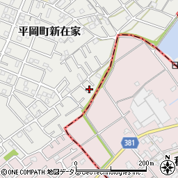 兵庫県加古川市平岡町新在家2012-8周辺の地図