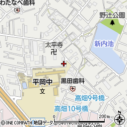 兵庫県加古川市平岡町新在家1799-1周辺の地図