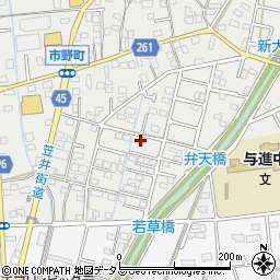 静岡県浜松市中央区市野町1494周辺の地図