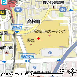 どうとんぼり神座 阪急西宮ガーデンズ店周辺の地図