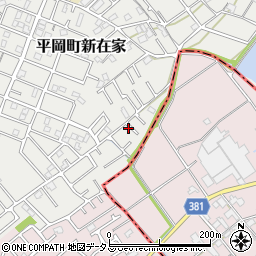 兵庫県加古川市平岡町新在家2012-4周辺の地図