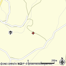 広島県神石郡神石高原町李361周辺の地図