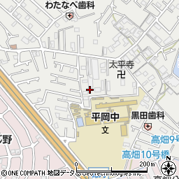 兵庫県加古川市平岡町新在家1821-1周辺の地図
